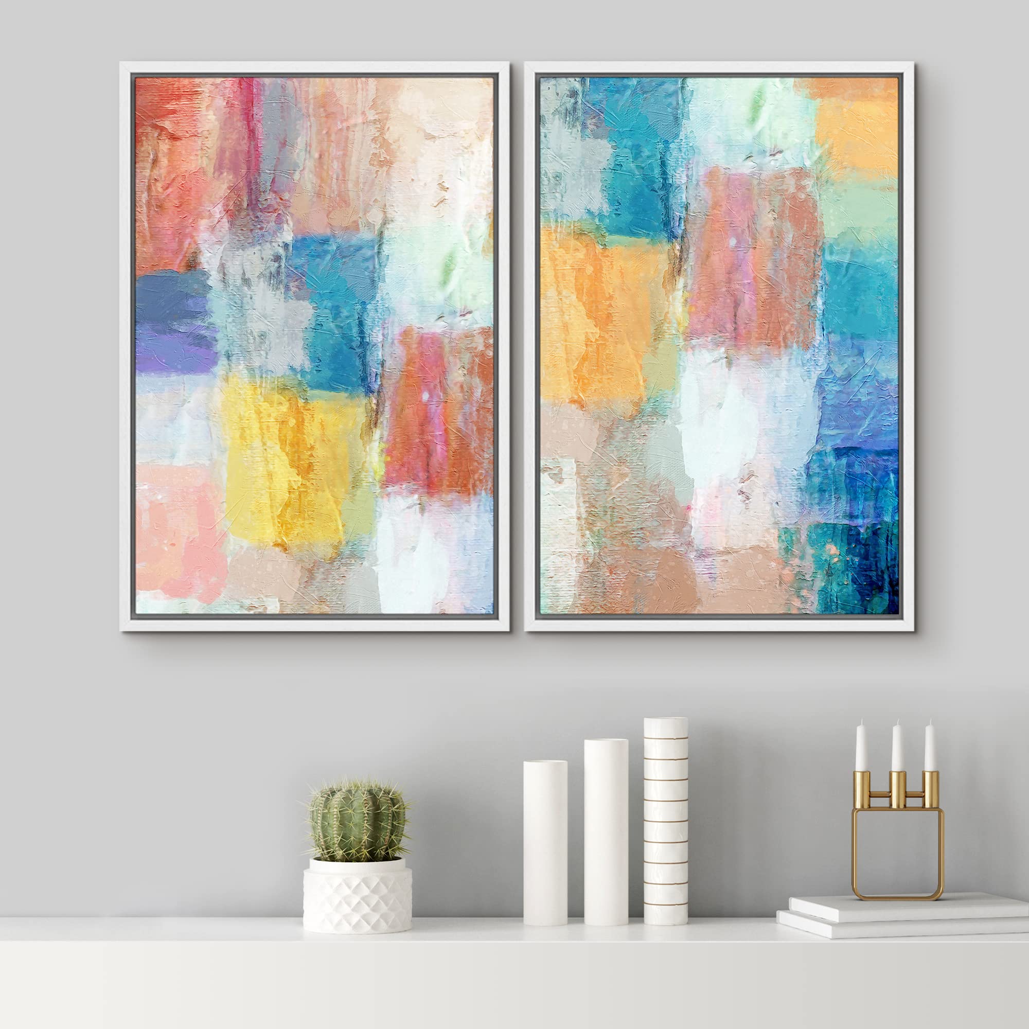 Amazon.co.jp: SIGNLEADER フレーム付き キャンバスプリント ウォール